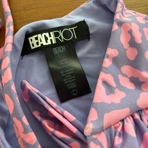 Beach Riot Pink and Purple One Piece Swimsuit